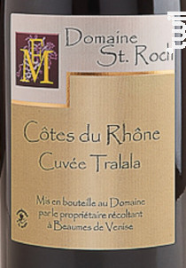 Cuvée Tralala - Domaine Saint Roch - 2024 - Rouge