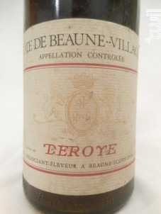 Côte de Beaune Villages - Deroye - 1982 - Rouge