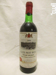 Clos Petit Riou - Clos Petit Riou - 1978 - Rouge
