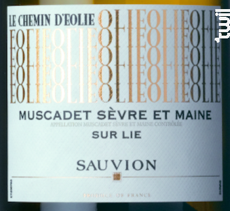 Muscadet Chemin d'Eolie - SAUVION - CHATEAU DU CLERAY - 2023 - Blanc