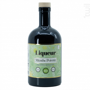 Liqueur de Menthe Poivrée bio 18° 70cL - Distillerie Breizh'Cool - No vintage - 