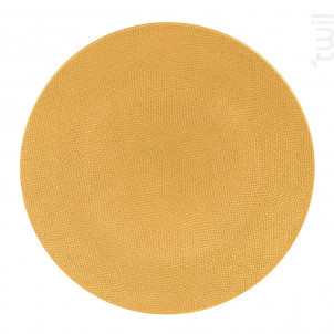 Assiette Plate Vésuvio Safran 27 Cm lot De 6 - table passion -  - 