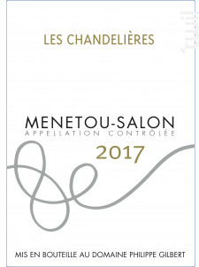 Les Chandelières - Domaine Philippe Gilbert - 2017 - Blanc