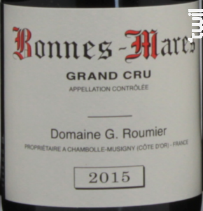Bonnes Mares Grand Cru - Domaine G. Roumier - 2020 - Rouge