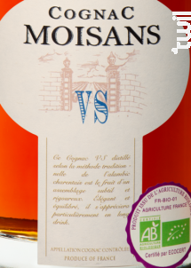 Moisans Cognac VSOP Bio - Distillerie des Moisans - No vintage - Blanc