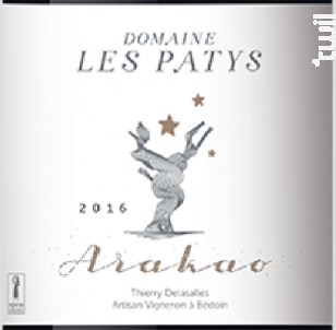 ARAKAO - Domaine Les Patys - 2016 - Rouge