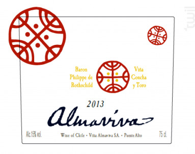 ALMAVIVA - Baron Philippe De Rothschild - 2016 - Rouge