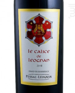 Le Calice de Léognan - Château de Léognan - 2018 - Rouge