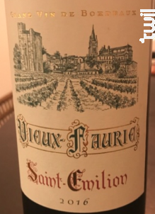 Vieux Faurie - Château Vieux Faurie - 1995 - Rouge