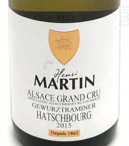 Gewurztraminer Grand Cru - Henri Martin et Fils - 2015 - Blanc