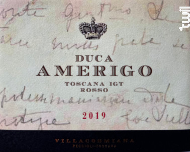 Duca Amerigo - Villa Cosmiana - 2019 - Rouge