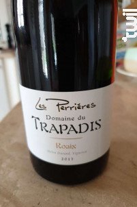 Les Perrières - Domaine du Trapadis - 2017 - Rouge