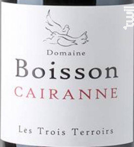 Les Trois Terroirs - Domaine Boisson - 2017 - Rouge