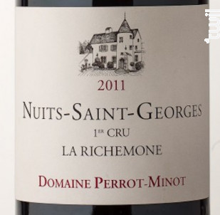 Nuits-Saint-Georges Premier Cru La Richemone - Domaine Perrot-Minot - 2019 - Rouge