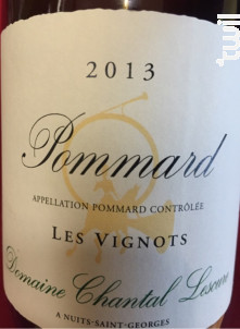 Pommard Les Vignots - Domaine Chantal Lescure - 2018 - Rouge
