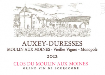 Auxey-Duresses Moulin aux Moines Vieilles Vignes Monopole - Clos du Moulin aux Moines - 2001 - Rouge