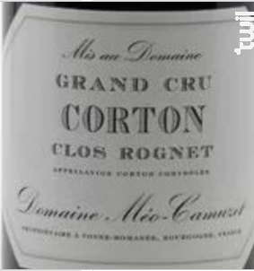 CORTON CLOS ROGNET - Domaine Méo-Camuzet - 2016 - Rouge