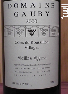 Vieilles Vignes - Domaine Gauby - 2021 - Rouge