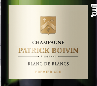 Blanc de Blancs Premier Cru - Champagne Patrick Boivin - No vintage - Effervescent