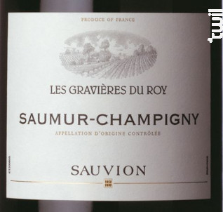 Les Gravières du Roy - SAUVION - CHATEAU DU CLERAY - 2024 - Rouge