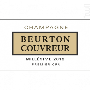 Millésimé 2012 - Champagne Beurton - 2012 - Effervescent