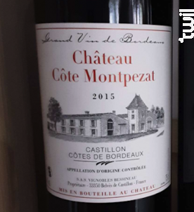 Château Côte Montpezat - Vignobles Bessineau- Château Côte Montpezat - 2015 - Rouge