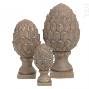 Pomme De Pin Dorée 19 5 Cm - Amadeus -  - 