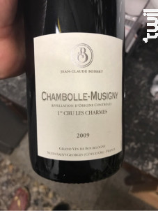Chambolle-Musigny Premier Cru Les Charmes - Jean-Claude Boisset - 2022 - Rouge