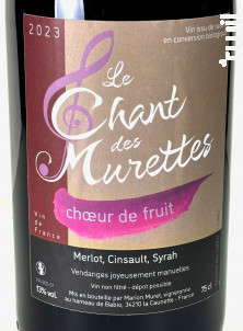 Choeur de fruit - Le Chant des Murettes - 2023 - Rouge