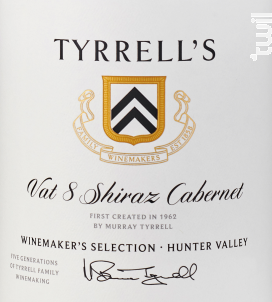VAT 8 - SHIRAZ CABERNET - TYRRELL'S WINES - 2021 - Rouge