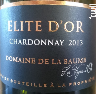 Elite d'Or - DOMAINE DE LA BAUME - 2018 - Blanc