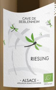 Riesling sec BIO - Cave de Beblenheim - 2023 - Blanc