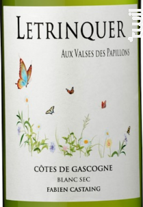 Letrinquer Aux Valses Des Papillons - VIGNOBLES FABIEN CASTAING - 2019 - Blanc