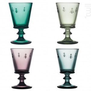 Set De 4 Verres À Pied Abeille 1 Modèle Aléatoire - la rochere -  - 