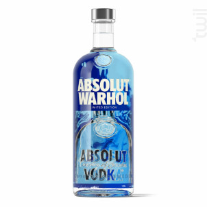 Absolut Blue Warhol Edition Limitée - Absolut Vodka - No vintage - 