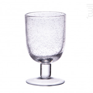 Verre À Pied Luberon Bullé Transparent lot De 6 - table passion -  - 