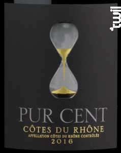 Pur Cent - Domaine du Bois de Saint Jean - 2016 - Rouge