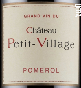 Château Petit-Village - Château Petit-Village - 2013 - Rouge