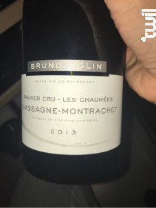 Chassagne-Montrachet Les Chaumées - Domaine Bruno Colin - 2022 - Blanc