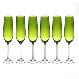 Flûte Verte Santa lot De 6 - table passion -  - 