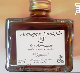 ARMAGNAC LAMIABLE 25 ANS XO - Domaines Lamiable - No vintage - 