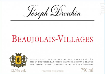 Beaujolais-Villages - Maison Joseph Drouhin - 2022 - Rouge