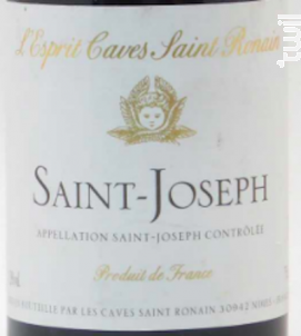 Saint-joseph L'esprit - Caves saint-romain - 2010 - Rouge