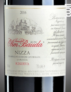 Nizza DOCG Riserva - OLIM BAUDA - 2016 - Rouge
