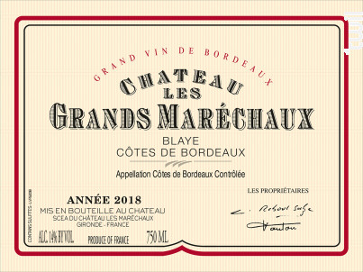 Château Les Grands Maréchaux - Château Les Grands Maréchaux - 2014 - Rouge