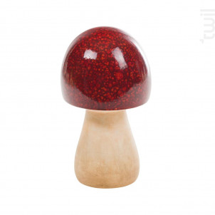 Champignon Terracotta Rouge 17 Cm - Amadeus -  - 