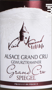 Alsace Gewurztraminer Grand Cru Spiegel - La Cave du Vieil Armand - 2016 - Blanc
