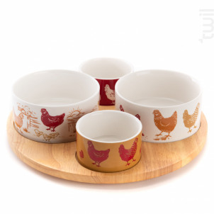 Service Apéritif Tournant Maggie 4 Bols - Amadeus -  - 