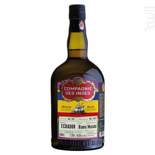 Ecuador 8 Ans - Rhums Compagnie des Indes - No vintage - 