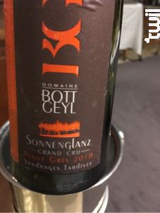 Riesling Grand Cru Schoenenbourg - Domaine BOTT GEYL - 2018 - Blanc